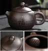 Chinese theeset Vintage Purple Sand Tea Set draagbare reisthee Set een pot met vier kopjes Zisha Kung Fu Travel Teapot Gift Set