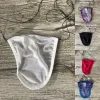 Mens Lace Up Pouch G-String Sexig Sheer Ultra-tunn bikini Thong Briefs Underwear Low-midjiga trosor för mansträng Homme