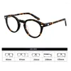 Lunettes de soleil Frames Eyeglass de haute qualité en acétate Cadre des lunettes optiques Men Vintage Femmes Retro Round Spectacles Eyewear