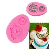 4 tipi di orologi trasformati in zucchero silicone stampo stampo artigianato al cioccolato gadget dessert strumenti di decorazione per pasticceria fai -da -te dimora stampo nuovo