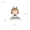 Toilet Paper Holders Cute Cartoon Girl Resin Punch-free Toilet Paper Storage Stand Bathroom Accessories Towel Face Towel Paper Towel Shelf Decor 240410