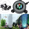 1 % che cambia il LED Acquario impermeabile Aquarium Light Round Fish Decor decorazioni per decorazioni per acquario Acquario Piscina Luci a LED