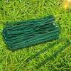 10Pieces Garden Stakes Gegalvaniseerd landschaps nietjes U-type grasmatige nietjes voor kunstgras Rustbestendige SOD PROEDEREN Stakes