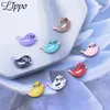 30pcs Copper Cute Birds Charms Both Side Enamelled Small Pendant Necklace Bracelet Accessories DIY Jewelry Earring Making