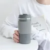 Garrafas de água Viajar carro Isolado Bottle Creative Portable Moda 450ml simples Ins vento Coloque homens e mulheres caneca térmica por atacado