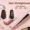 Profissional Hair Curling Iron Mini Hair Straightener USB Recharge Wireless Ceramic Styling Tool Curler Flat Dry Straightener 240408