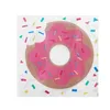 Donut Banner Paper Cup servettplattor Donut tema födelsedagsfest dekorationer barn gynnar födelsedagsjubileum baby showe deco