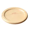 Table Mats Wood Coasters Set 6pcs Round Bamboo Tray Saucer Cup Pad Heat Resistant Bowl Teapot Mat Tableware Mug Holder