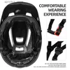 Cycling helmen vleermuishelm fietsen man integraal MTB -helm met camera -basis fietsen mountainbike vizier helm helm casco bicictas hombre l48