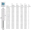 4 FLUTE CARBUDE MISTEUR CUTTER 3,175 4 Bit de broyage plat en spirale à tige de 6 mm pour le bit du routeur CNC CNC CNC Mill CMCP