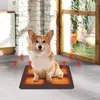 Tapis de chauffage pour animaux de compagnie pour chiens A réglable Chien de réchauffement rapide lit chauffé au plateau 4-zone tapis respirant