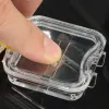 Vente chaude 10 / 50pcs Pack Small Crown Box avec un film Flexible Flexible Transparent Matière d'outil de dents en plastique à l'intérieur du stockage