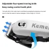 Trimmers Kemei KMPG809A Coiffure électrique Clipper sans fil Trimm's Trimmer Professional Rechargeable Hair Clipper Tool