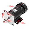 220V Permanent Magnet DC Motor 1800 rpm-4500 rpm Höghastighetsmotor 500W Hög effekt stor vridmomentmotor