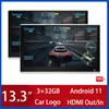 Android 11 HeadRest Monitor 13 tum IPS -skärmfordonsdisplay med HDMI ut WiFi Bluetooth -spegling baksäte bilvideospelare