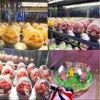 20% rabatt-25 st/50 st Clear Plastic Mousse Cake Ball Macarons Packing Ball Wedding Cupcake Box Baby Shower Birthday Party Decor
