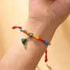 Charm Bracelets Chinesisches Drachenboot Festival Buntes Seilarmband für Frauen Kinder Zongzi Bringen Sie Vermögensgesundheit Glücksschmuck bringen