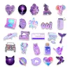 10/30/50 stks Purple vsCo Cool Gifts Stickers Toys Graffiti Diary Trolley Case Laptop Water Cup Waterdichte iPad Stickers Groothandel