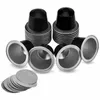 100 conjuntos de cápsula de café recarregável Copo Nespresso POD para Nescafe Coffee Machine Food Package Cafe Supplies