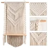 Tapestries boho muur plank macrame tassel decor 17.3x31.5 inch badkamer bohemian tapijt
