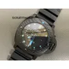 Guarda il lusso meccanico maschile per movimenti automatici Sapphire Mirror 47 mm Brand di orologio in gomma importato Italia Orologi da polso