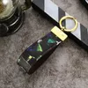 Keychains Lanyards Designer Luxury Presbyopia Keychain Pendant Leather Bag Pendant Car Trendy Brand Keychain 9Y50