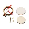 10/20pcs/Set Wooden Mini Embroidery Hoop Ring Cross Stitch Frame Handmade Pendant Crafts Embroidery Circle Sewing Kit