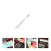 Dinnerware Sets 50Pcs Fruit Forks Stainless Steel Picks Two Prong Toothpicks Kitchen Gadget