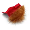 HAT 2024 Haft z włosami baseballową Kapitupor Trump Rally Parade Cotton Hats Nowe CPA5718 0410