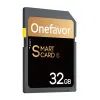 Карты OneFavor Professional SDHC Memory Card 64GB 32GB 16 ГБ SD -карта C10 Высокая скорость 90 МБ/с для камеры Nikon Canon с адаптером PCMCIA