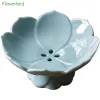 Lotus Fruit Plate Can Be Drained Fruit Basket Chinese Ceramic Snack Refreshment Plate Buddha Plate Household Dried Fruit Plate