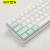 アクセサリーXNYOCNプロファイルXDAアイスクリスタルミントキーキャップPBT DYESUB英語135 DIYレイアウト用メカニカルキーボードカスタマイズキーキャップをカスタマイズする