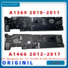 Écran Original A1466 Logic Board pour MacBook Air 13 "A1369 A1466 Motherboard i5 I7 4GB 8GB 2012 2013 2013 2014 2015 année 2017