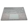 Claviers d'origine 13,5 "pour Microsoft Surface ordinateur portable1 2 1769 1782 Couvercle de palmier de clavier gris avec rétro-éclairage