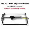 NEJE 3 MAX/PRO/PLUS CNC Laser Engraver Frame بدون وحدة تحكم في تطبيق Bluetooth Control Lightburn Lasergrbl Neje