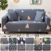 Printed Elastic Sofa Cover Slipcover Stretch All-wraped Couch Cover Case for Corner Sectional Sofa Single/Two/Three/Four-seater