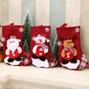 Newest Hot Selling Christmas Xmas Tree Hanging Tree Decor Stockings Sock Gift Candy Gift Bags New