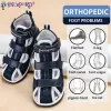 Sneakers Princtepard Summer Kids Orthopedic Sandals Boys Girls Echt lederen schoenen Peuter Wandelen Wandelen Corrigerende schoenen met Arch Support