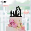 Family Style Cake Topper Wedding Party Kids Dog Anniversary Bridal Shower Decorations Kids Gift cake decor Rustic Wedding
