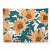 Tapestries Blush Sunflowers Tapestry Decoration Home Wall Decor Wallpaper Bedroom