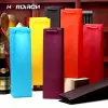 10st Color Single Plastic PP Red Wine Bottle Bag With Rope Handle Champagne Double Tote Packaging Box Beer Wine Package