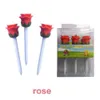 Crestgolf 6pcs 3-1 / 4 "(83 mm) Nouveauté en plastique Golf Tees - Mindes de fleurs et de fruits, Meilleur cadeau pour les golfeurs accessoires de golf