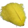 Faits autruche jaunes en gros 15-75 cm 6-30 pouces de carnaval décor décorations de mariage naturelles grandes plumes de plumes d'autruche