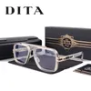 Óculos de sol AA do Dita 2024 Novos óculos de sol Leisure Light Light Light Driving Fashion Dita UV Glassses de sol para homens e mulheres