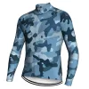 Camo Long Sleeve Clothing, Road Coat, Cycling Top, Bike Sweater, Motocross Wear, Bicycle Shirt, Tank Jacket, Long Sleeve Jersey