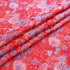 Flower fabric brocade satin fabric for Chinese cheongsam kimono and bag material for sewing clothing