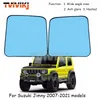 1 par lateral retrovisor espejo lente de vidrio azul para Suzuki Jimny 2007-2021 Vista de gran angular Anti resplandor de la puerta de la puerta del automóvil.