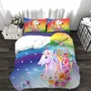 Dream NS Girl Romantic Style 3D Pattern Polyester Fabric Bedding Set Quilt Cover 1/2 Pillowcase Japanese Household Items Bedding