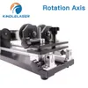 Rotary Axis Attachment, 4 hjul Router Laser Rotary Attachment med 2-fas stegmotor för CO2 Rotera graveringsmaskin