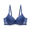 BRAS SEXY PUSH UP BRAS FÖR KVINNOR 75 80 85 90 95 B C CUP Tjock vadderad underkläder för flickor 3/4 kopp steg BRA Kvinnliga underkläder 240410